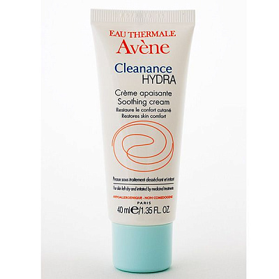 Успокаивающий крем Cleanance Gydra для пересушенной проблемной кожи Avene, 40 мл