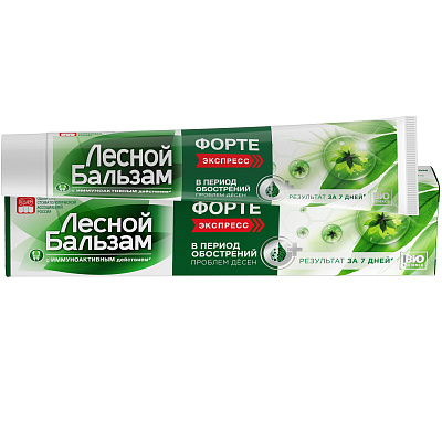 Зубная паста Лесной бальзам Форте экспресс, 75 мл
