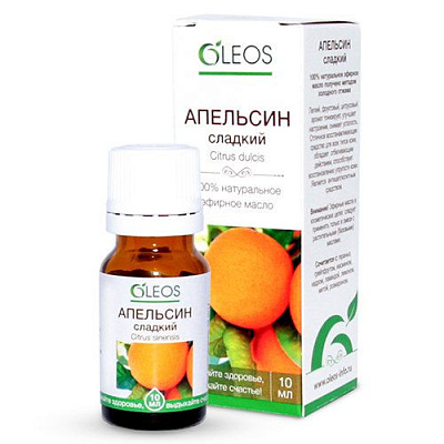 Эфирное масло сладкого апельсина Oleos, 10 мл