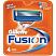 Сменные кассеты fusion для бритья Gillette, 4 шт