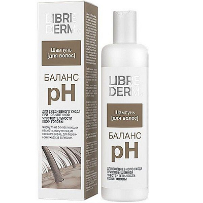 Шампунь Librederm pH-баланс при повышенной чувствительности кожи головы, 250 мл