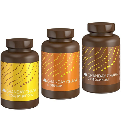 Granday Chaga Proactive Концентрат для приготовления напитка на основе чаги Арт Лайф, 3 х 45 шт
