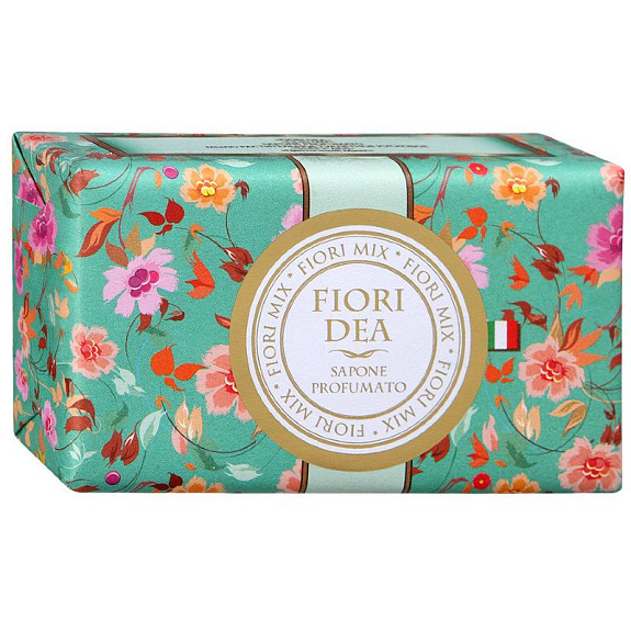 Мыло ангел кусковое парфюмированное цветочный микс Fiori dea, 200 г