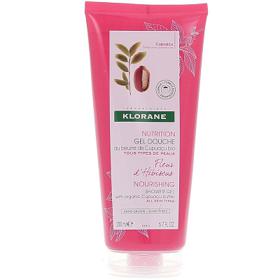 Увлажняющий гель для душа Цветок гибискуса Klorane, 200 мл