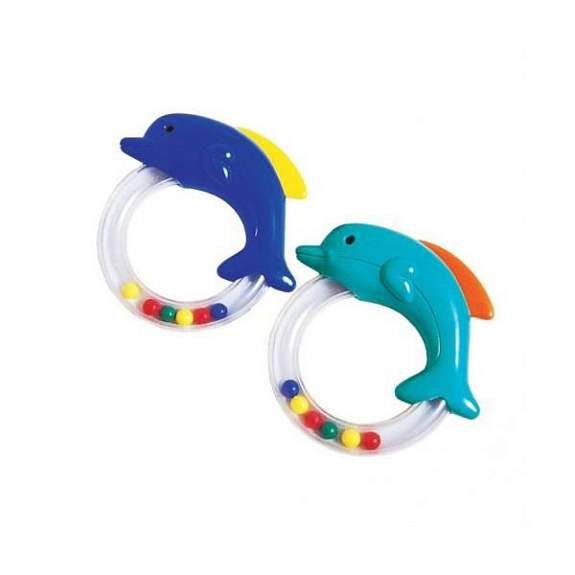 Игрушка-погремушка дельфин Курносики