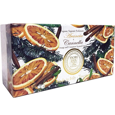 Набор кускового мыла Fiori dea апельсин-корица, 6 шт х 50 г
