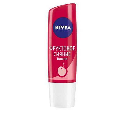 Бальзам для губ фруктовое сияние вишня Nivea, 4,8 г