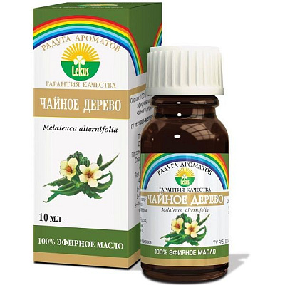 Эфирное масло 100% чайное дерево Лекус, 10 мл