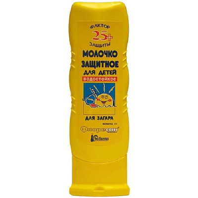 Солнцезащитное молочко для детей Floresan SPF25+ формула 111, 125 мл