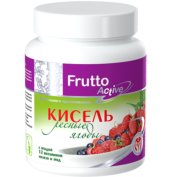 Кисель Лесные ягоды с витаминами и минералами Frutto Active Арт Лайф, 300 г