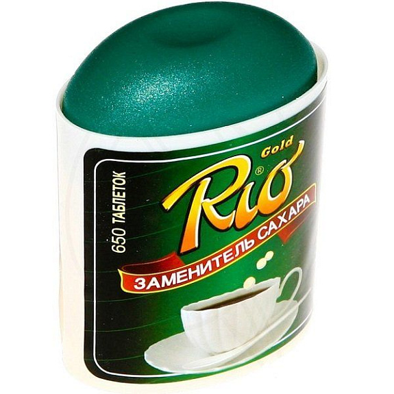 Подсластитель в таблетках Rio Gold, 650 таблеток