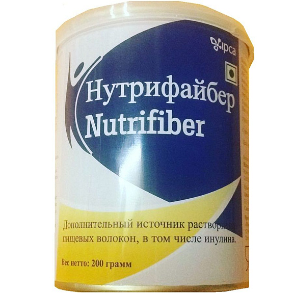 Нутрифайбер Nutrifiber дополнительный источник пищевых волокон и инулина, 200 г
