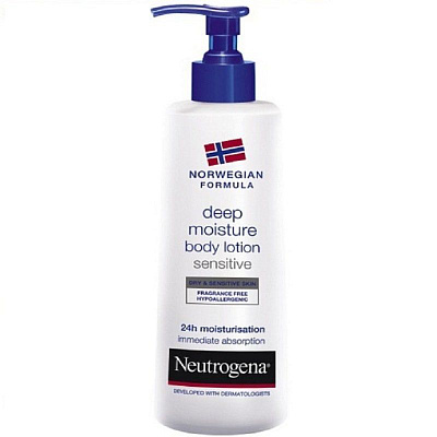 Молочко для тела норвежская формула глубокое увлажнение для сухой и чувствительной кожи Neutrogena, 250 мл
