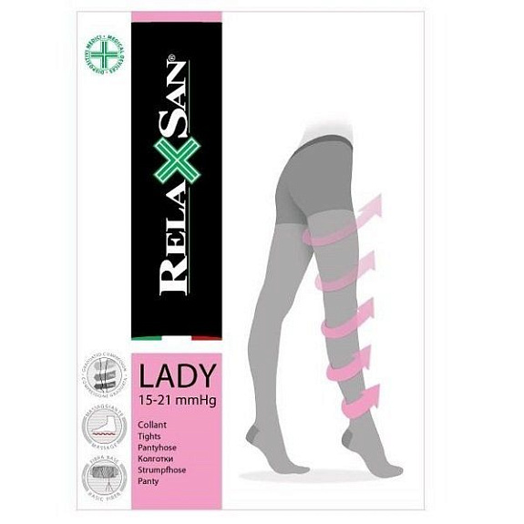 Компрессионные колготки Relaxsan Collant Lady 15-21 mmHg телесного цвета, размер 3