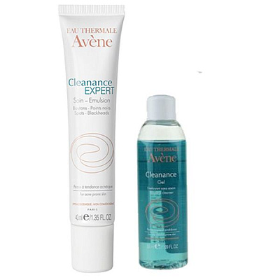 Набор Triacneal эмульсия + Cleanance очищающий гель Avene, 30 мл + 50 мл