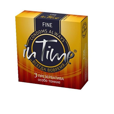 Особо тонкие презервативы In Time Fine, 3 шт