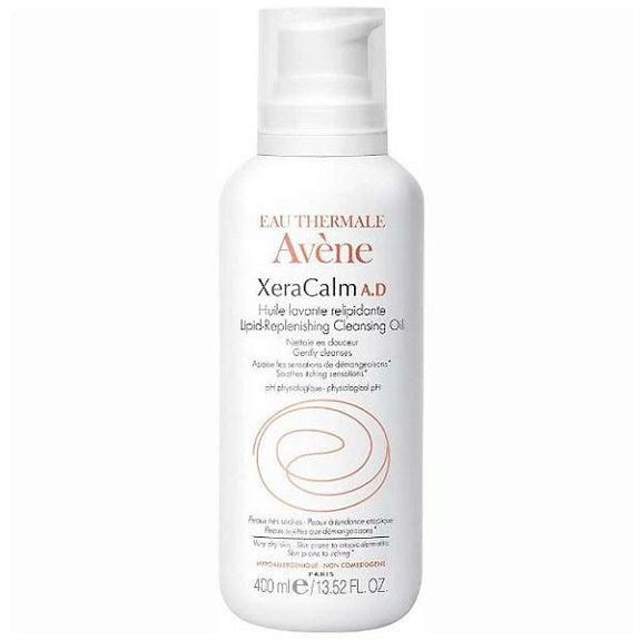 Масло Xeracalm A.D. липидовосполняющее очищающее Avene, 400 мл