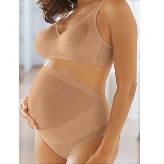 Бандаж дородовый компрессионный с застежкой велкро Extra Plus, размер 1