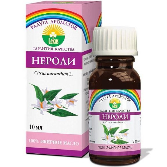Эфирное масло 100% нероли Лекус, 10 мл