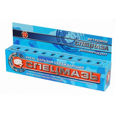 Спецмазь крем-бальзам охлаждающий Spetzmaz, 44 мл