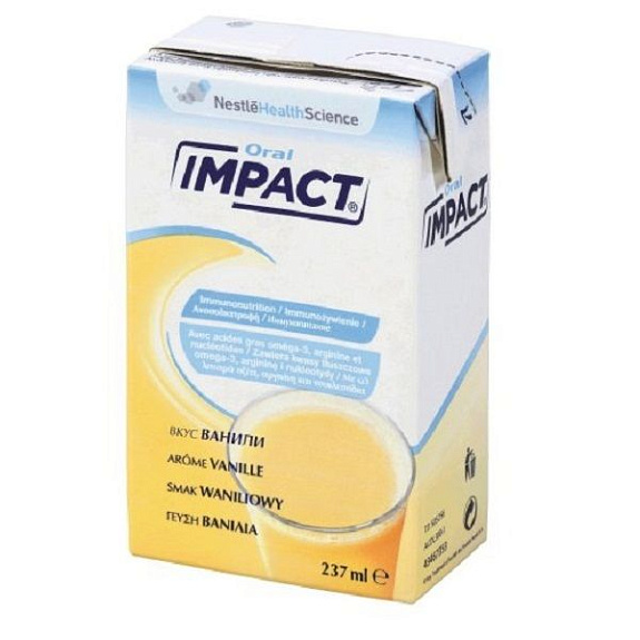 Специализированная смесь для энтерального питания Impact Oral со вкусом ванили, 237 мл