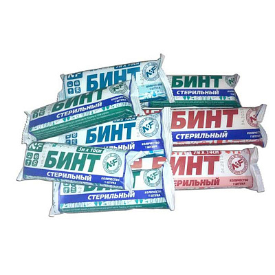 Бинт стерильный  7м х 10см extra plus высокой плотности Ньюфарм, 1 шт