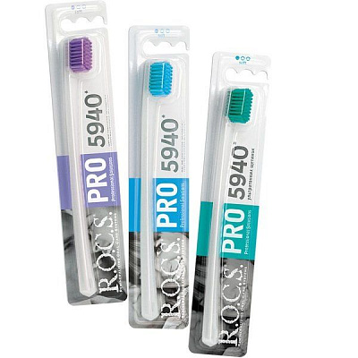 Зубная щетка R.O.C.S. Pro с ультрамягкой щетиной