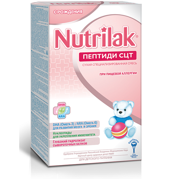 Смесь сухая специализированная Nutrilak Пептиди СЦТ, 350 г
