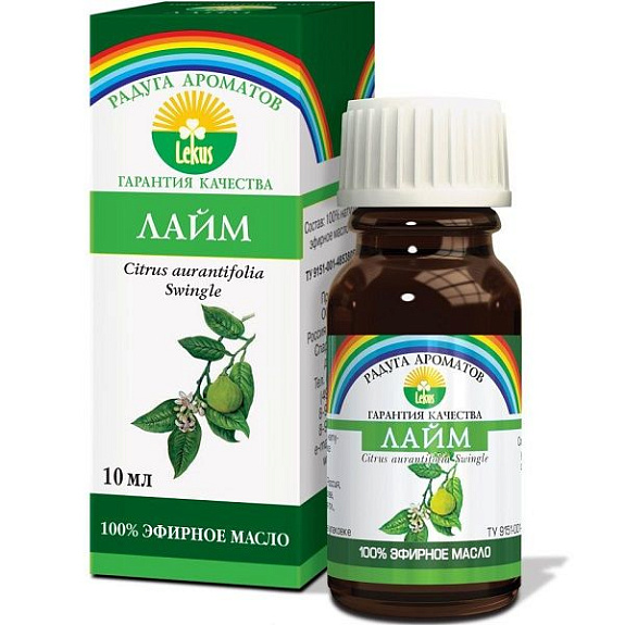 Эфирное масло 100% лайм Лекус, 10 мл