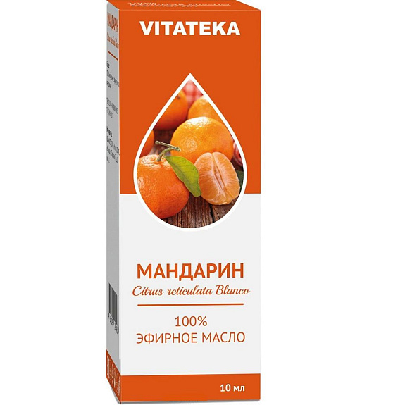 Эфирное масло мандарина Vitateka, 10 мл