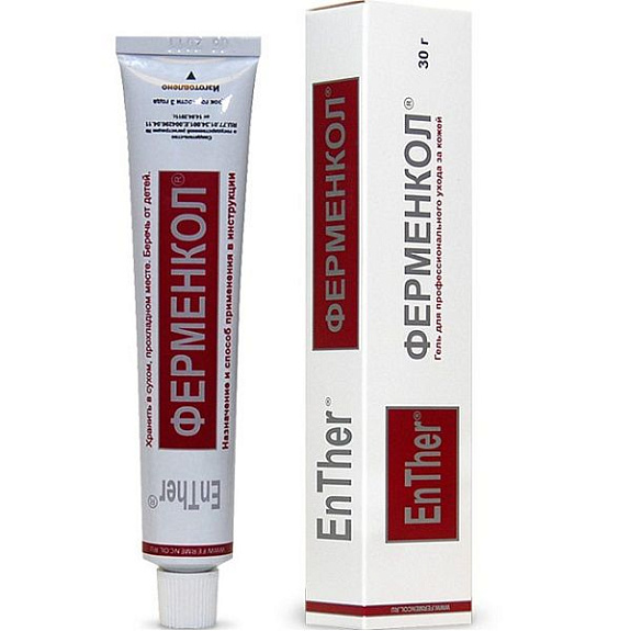 Гель для коррекции рубцов и шрамов Ферменкол Enther, 30 г