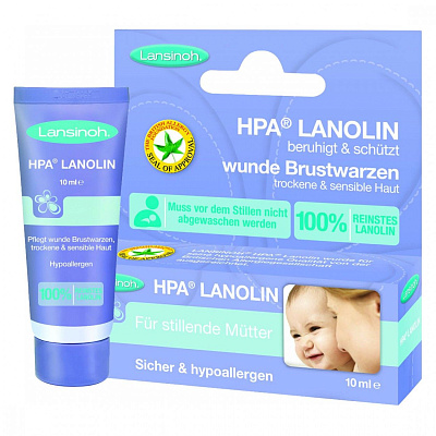 Крем для сосков Lanolin HPA Lansinoh, 10 мл