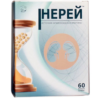 Нерей против мочекаменной болезни 400 мг, 60 капсул