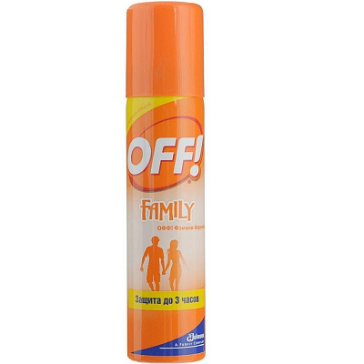 Аэрозоль против комаров для всей семьи Off! Family, 100 мл