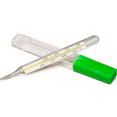 Ртутный термометр в футляре Amrus TVY-120