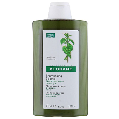 Шампунь с экстактом крапивы себорегулирующий Klorane, 400 мл