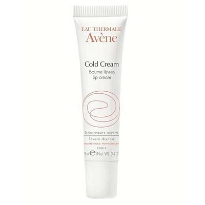 Бальзам для губ с колд-кремом Cold Cream защищает потрескавшиеся губы Avene, 15 мл
