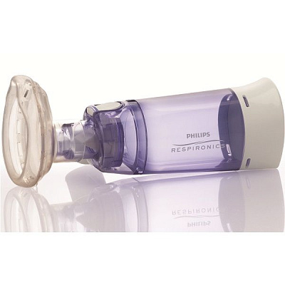 Спейсер Philips OptiChamber Diamond HH1330/00 с детской маской размер S (устройство для использования с аэрозольными ингаляторами)