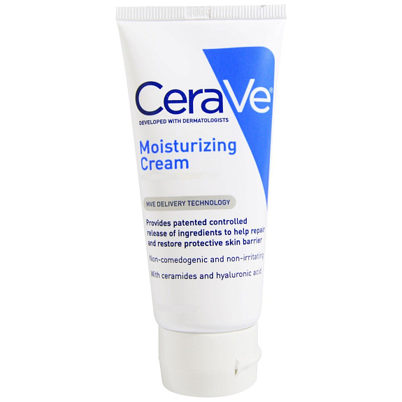 Увлажняющий крем для сухой и очень сухой кожи лица и тела CeraVe Moisturizing Cream, 177 мл