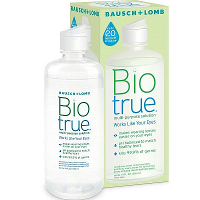 Раствор для ухода за контактными линзами Bio True, 300 мл