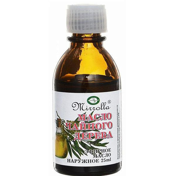 Масло чайного дерева эфирное Мирролла, 25 мл
