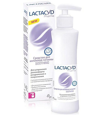 Средство для интимной гигиены Lactacyd Soothing для устранения раздражения, 250 мл