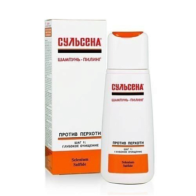 Шампунь пилинг сульсена против перхоти Амальгама Люкс, 150 мл