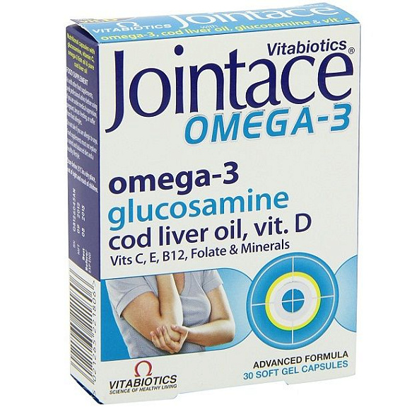 Jointace Omega-3 для поддержания эластичности и гибкости суставов 0,9 г, 30 шт