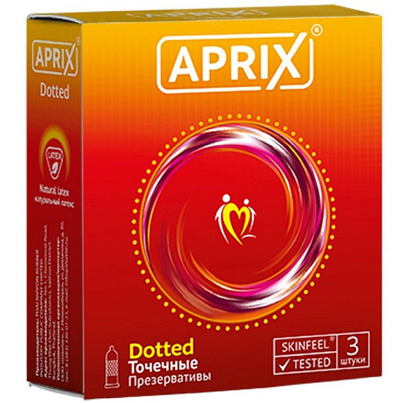 Презервативы Aprix Dotted Точечные, 3 шт