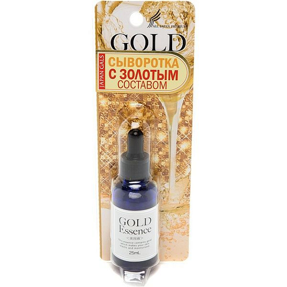 Сыворотка для лица с золотым составом Japan Gals, 25 мл