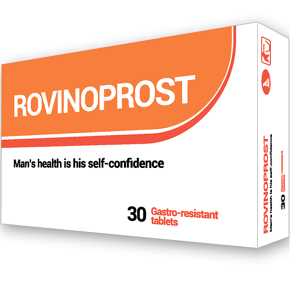 Ровинопрост - простатопротектор, антиоксидант, иммуностимулятор 820 мг, 30 таблеток