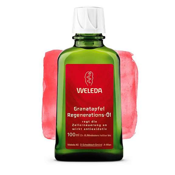 Гранатовое восстанавливающее масло для тела Weleda, 100 мл