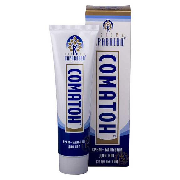 Соматон крем-бальзам для ног Бальзам Караваева, 100 мл