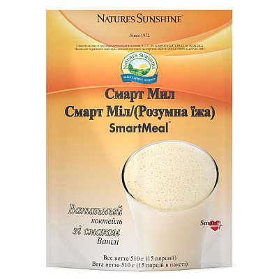 Смарт Мил НСП, Питательный белковый коктейль, NSP, 510 мг